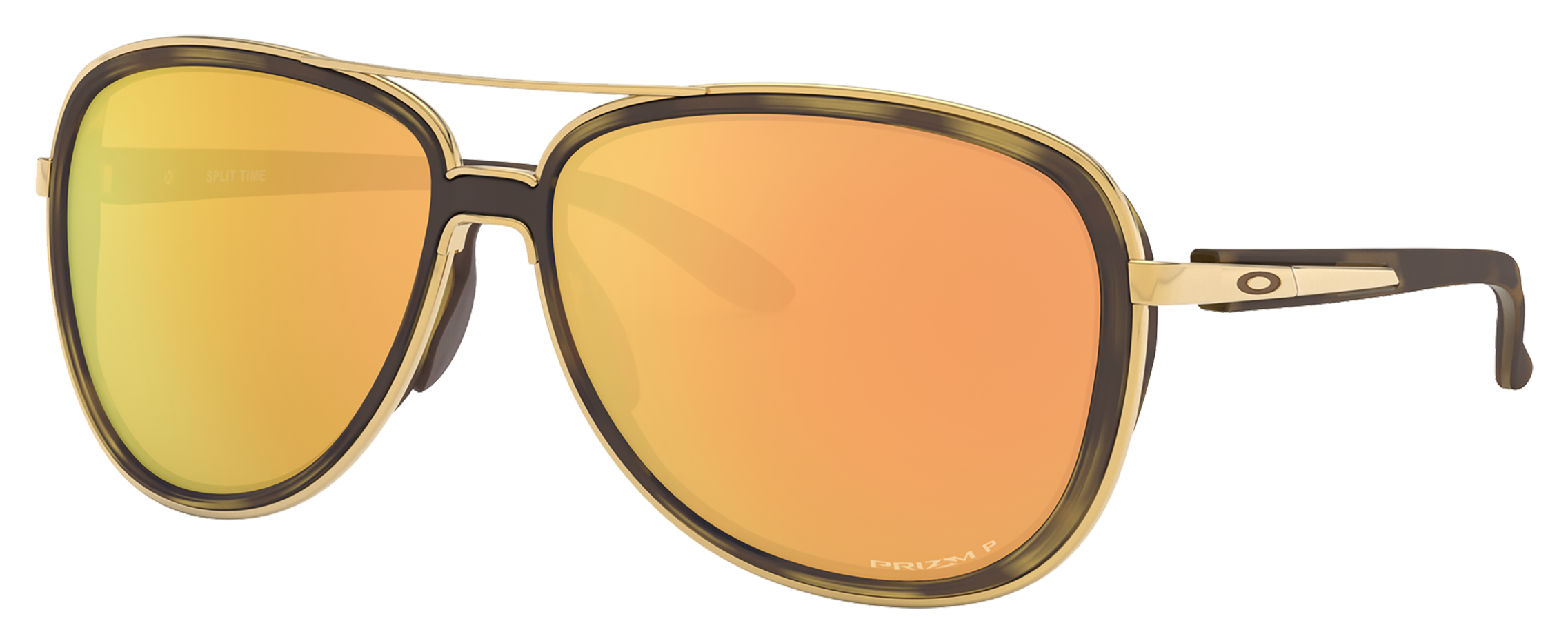 Oakley Split Time OO4129 Prizm Bronze Mirror Polarized Sunglasses for